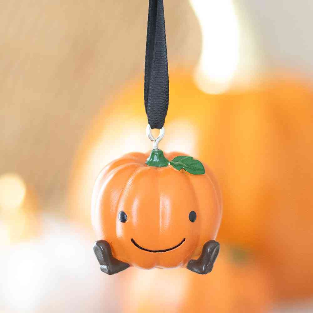Something Different - Cute Smiling Pumpkin Muurdecoratie - Oranje